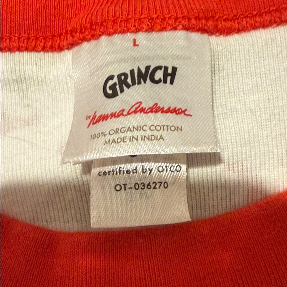 Hanna Andersson Grinch Print Pajama Set - Picture 2 of 5